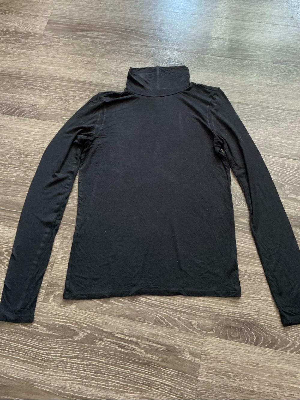 Black Fitted Turtleneck